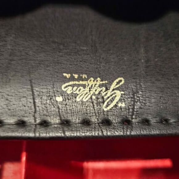 MCM Black Leather Travel Bar with Accessories Bar Caddy 17" x 6" - Picture 5 of 10